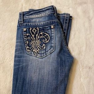 Miss me jeans Mid Rise 27 /34